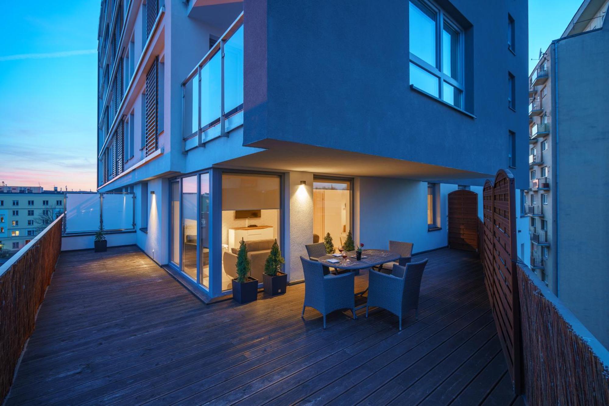 Apartament z tarasem Kielce Kültér fotó