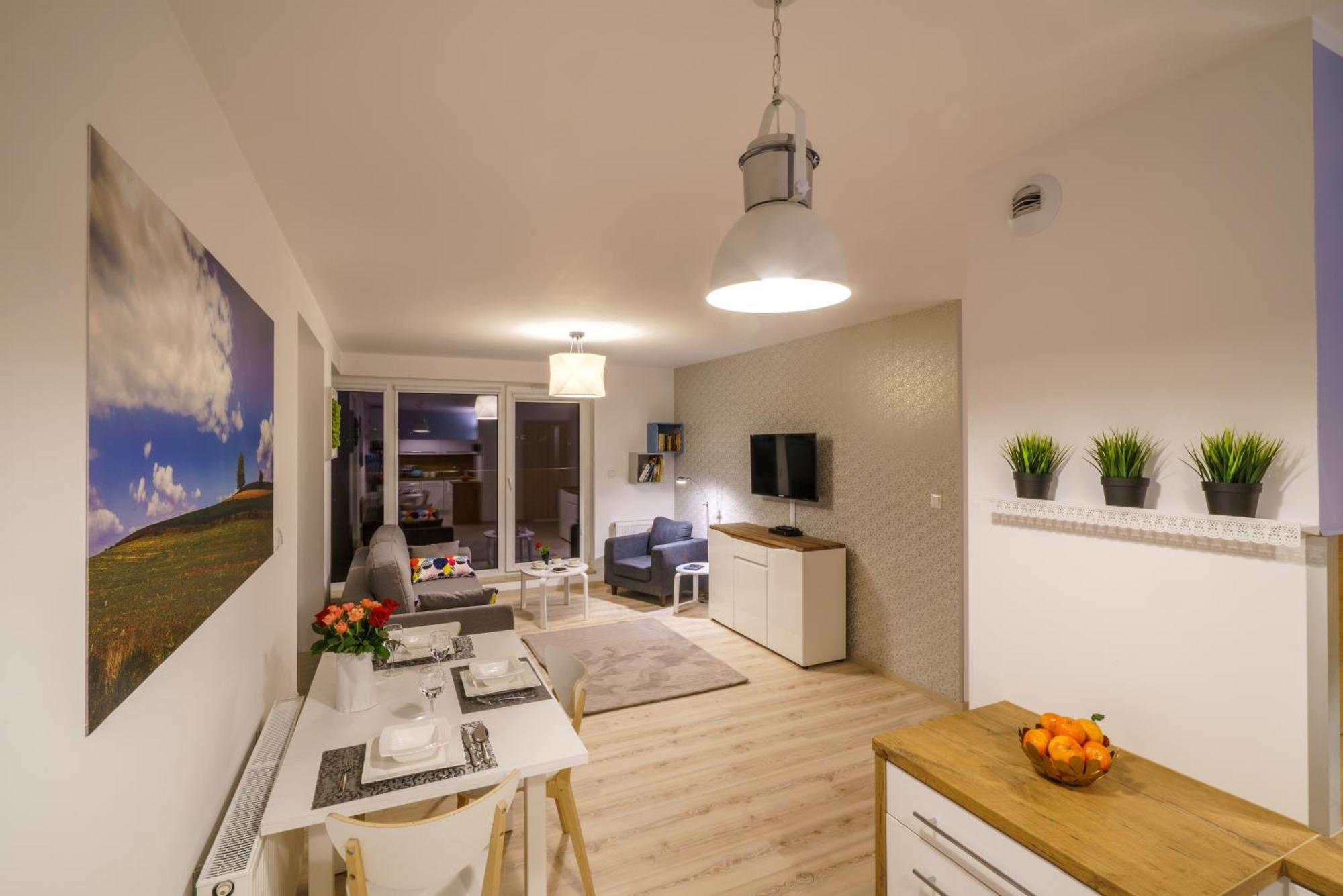 Apartament z tarasem Kielce Kültér fotó