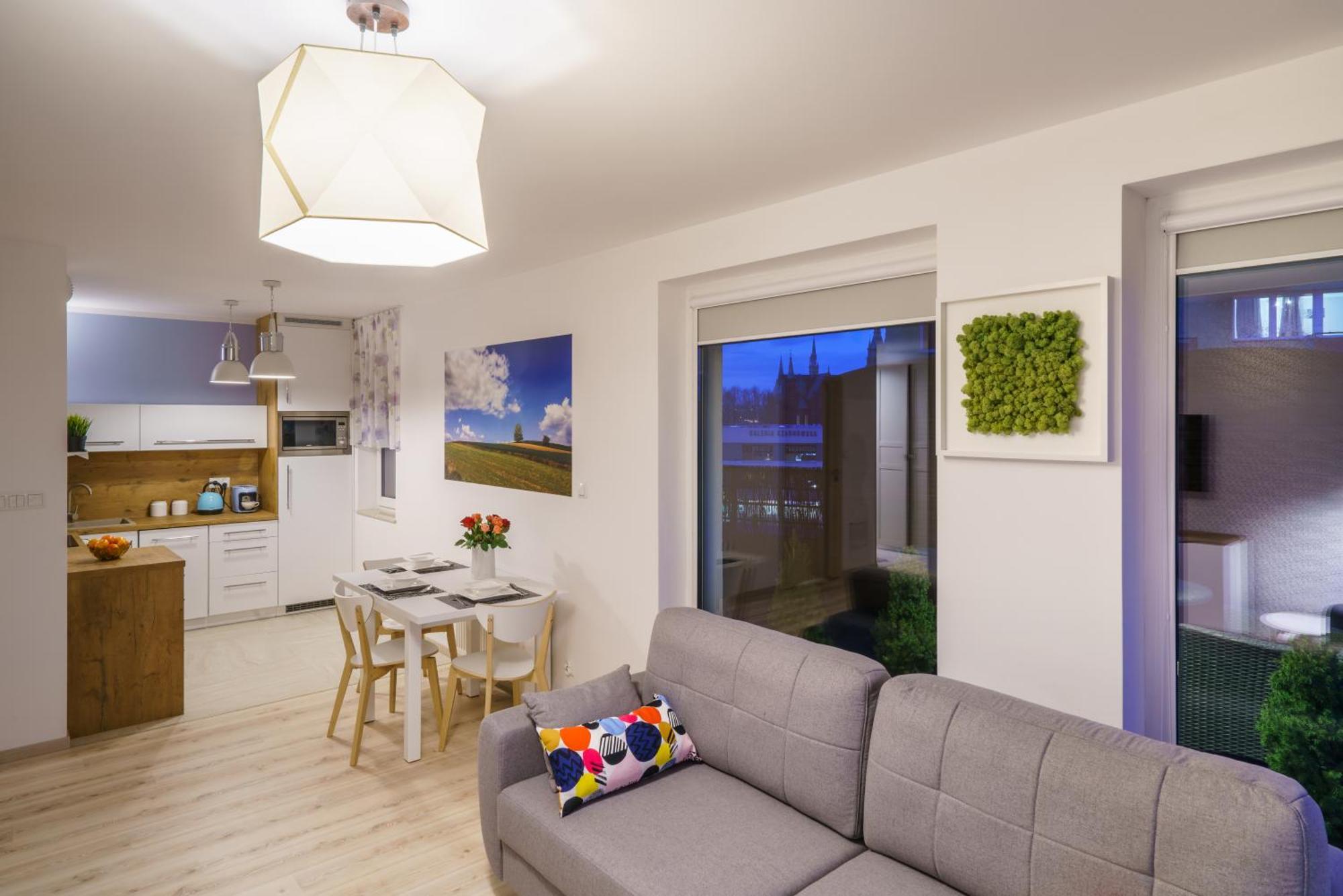 Apartament z tarasem Kielce Kültér fotó