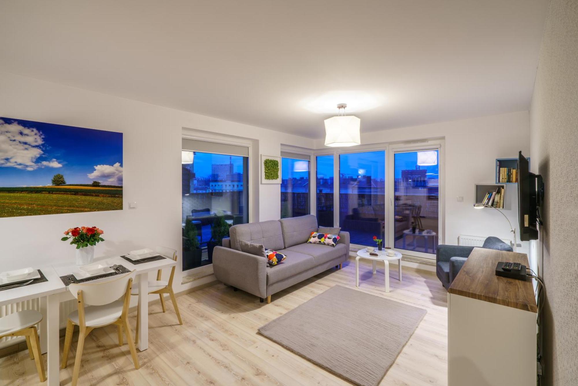 Apartament z tarasem Kielce Kültér fotó